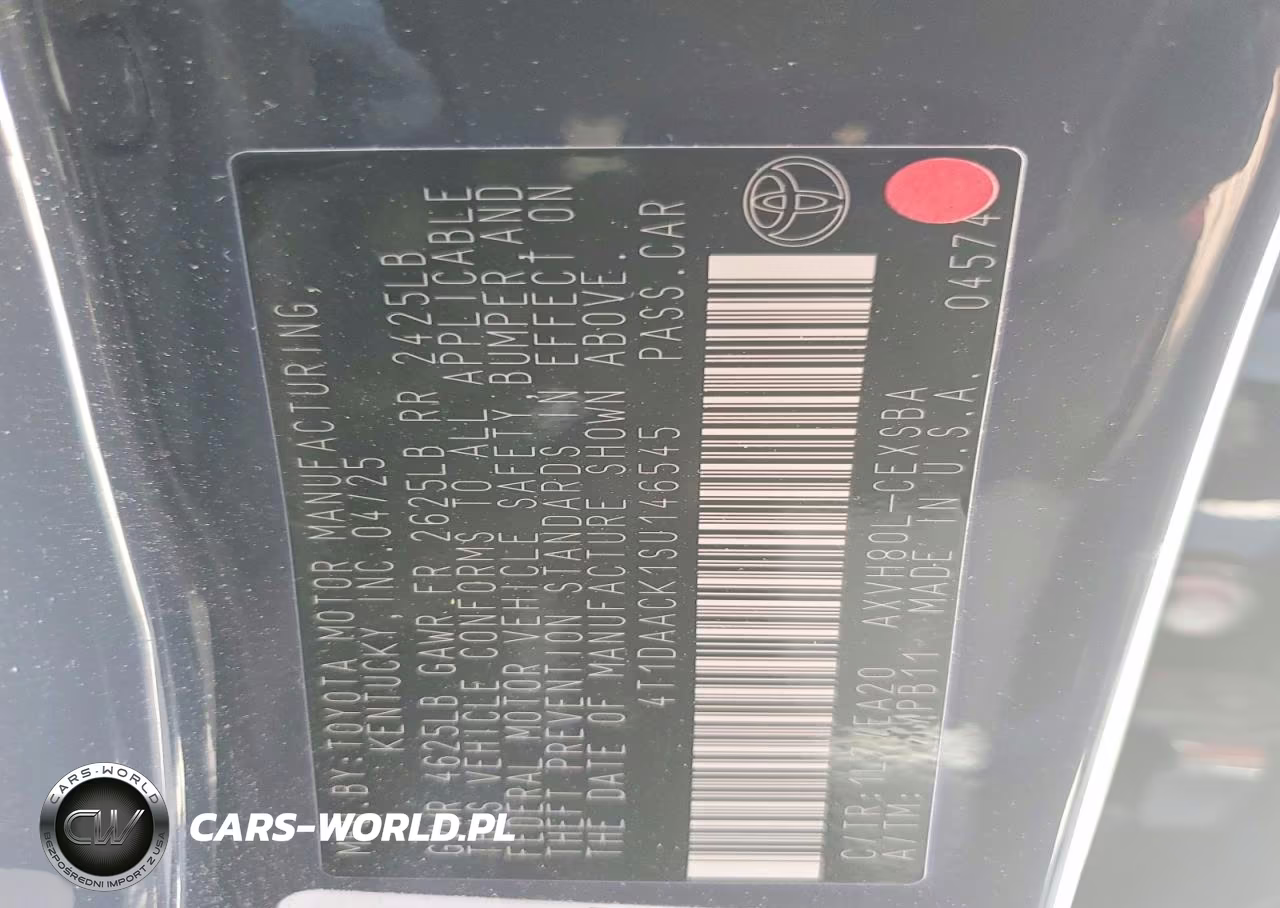 2025 Toyota Camry Se VIN:4T1DAACK1SU146545 - 13