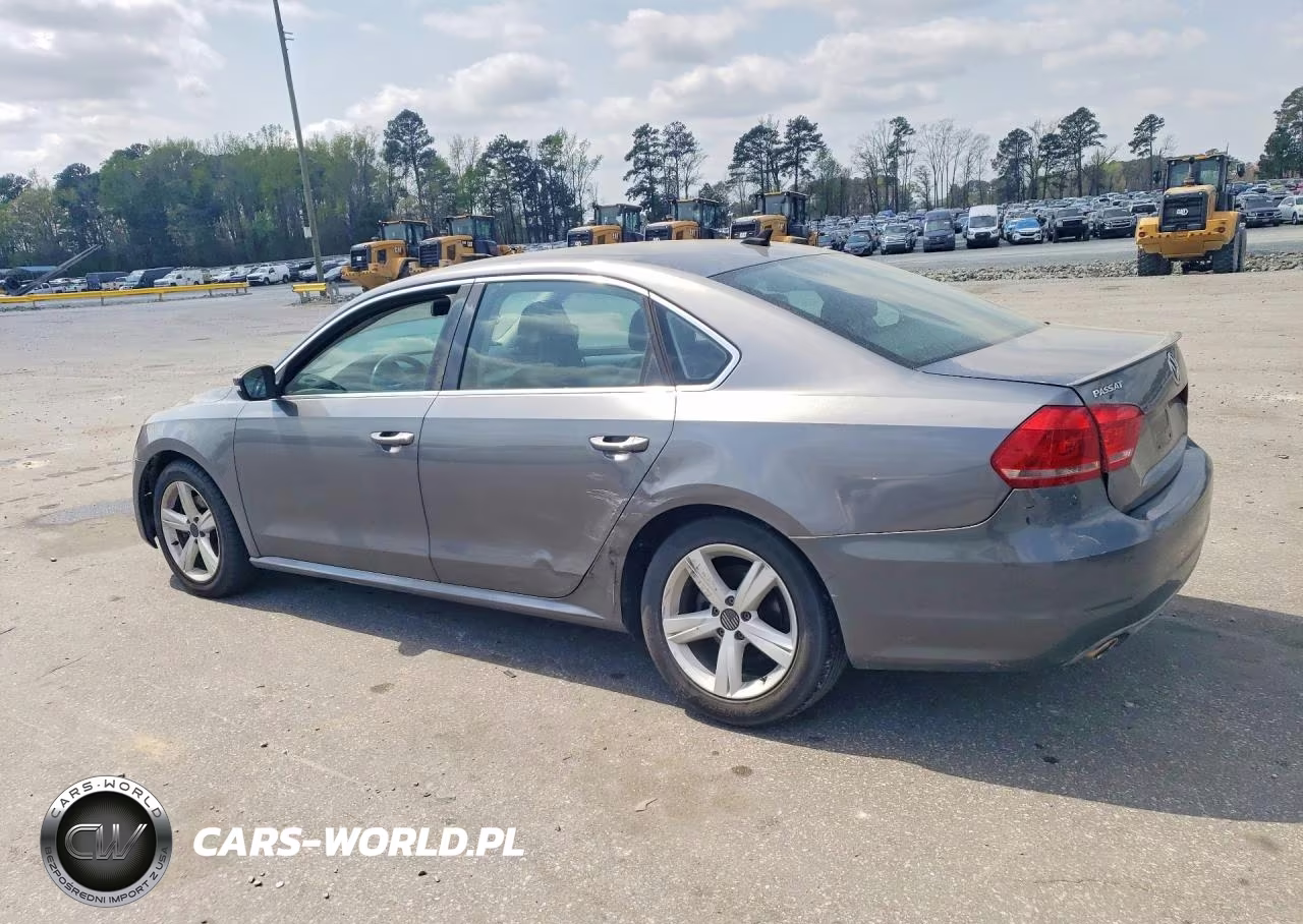 2013 Volkswagen Passat Se VIN:1VWBN7A37DC028973 - 2