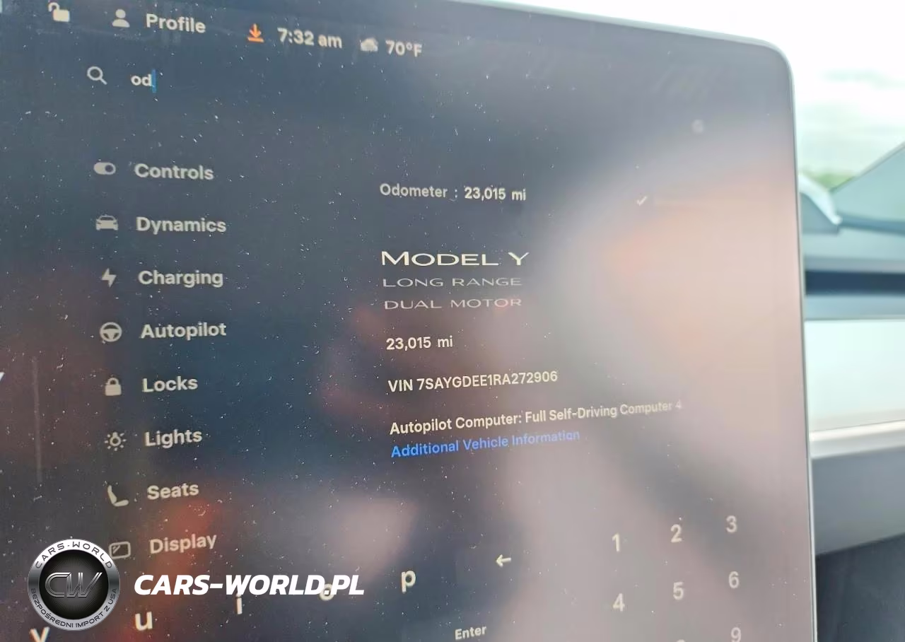 2024 Tesla Model Y VIN:7SAYGDEE1RA272906 - 9
