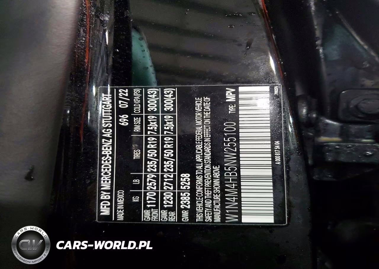 2022 Mercedes-Benz Glb 250 4Matic VIN:W1N4M4HB5NW255100 - 13