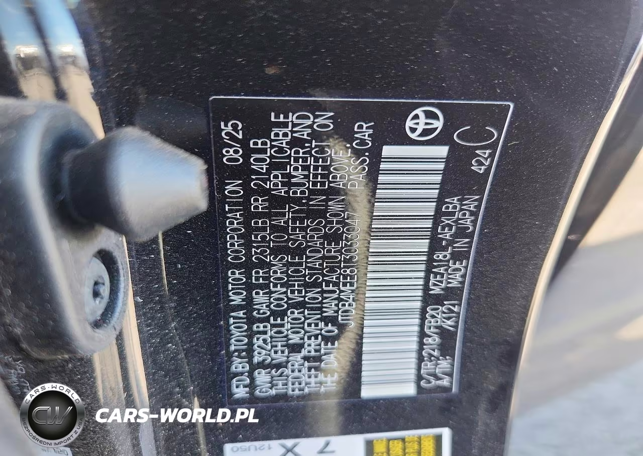 2026 Toyota Corolla Le VIN:JTDB4MEE8T3033047 - 12