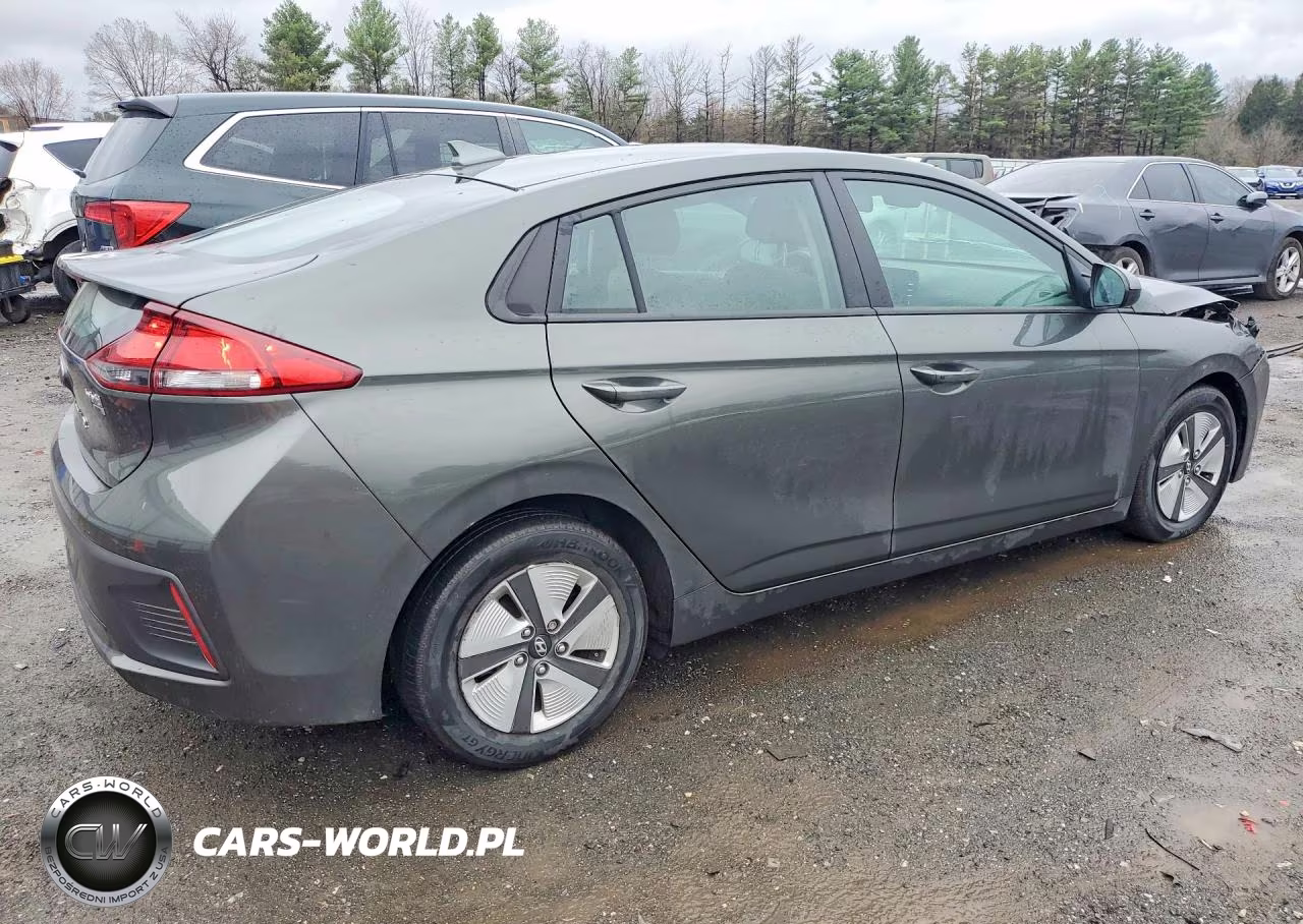 2022 Hyundai Ioniq Hybrid Blue VIN:KMHC65LC8NU284567 - 3