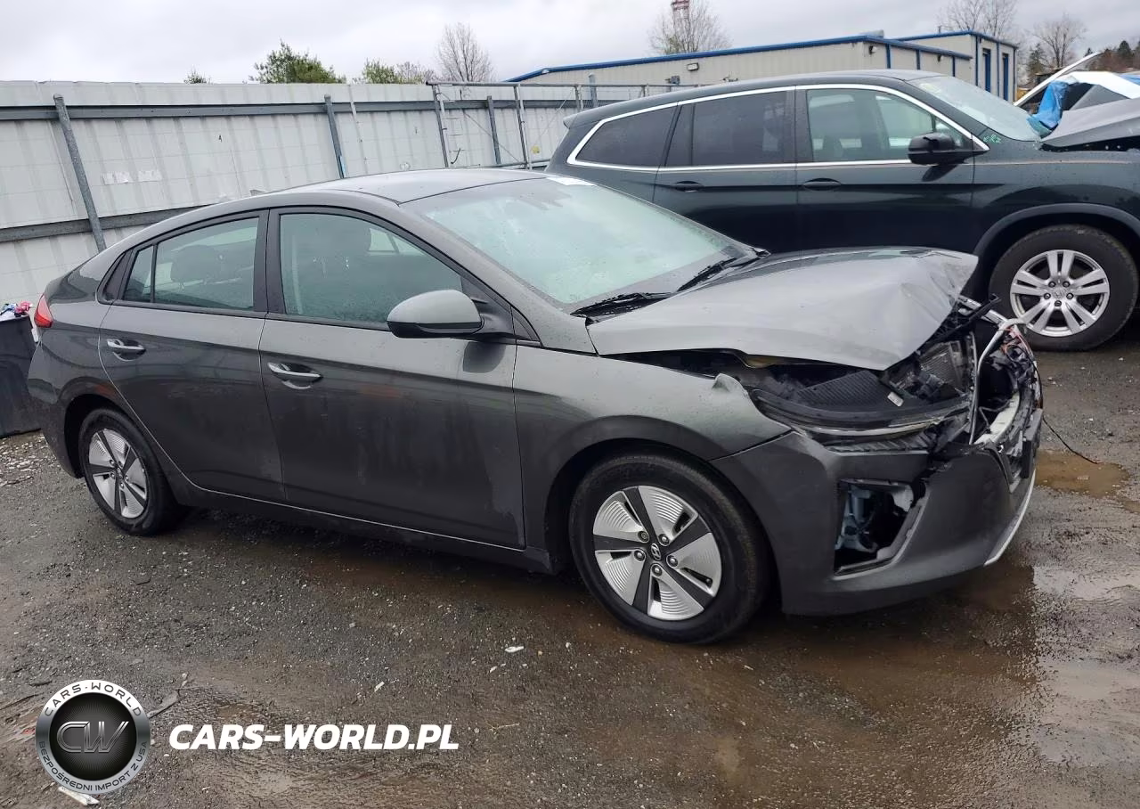 2022 Hyundai Ioniq Hybrid Blue VIN:KMHC65LC8NU284567 - 4