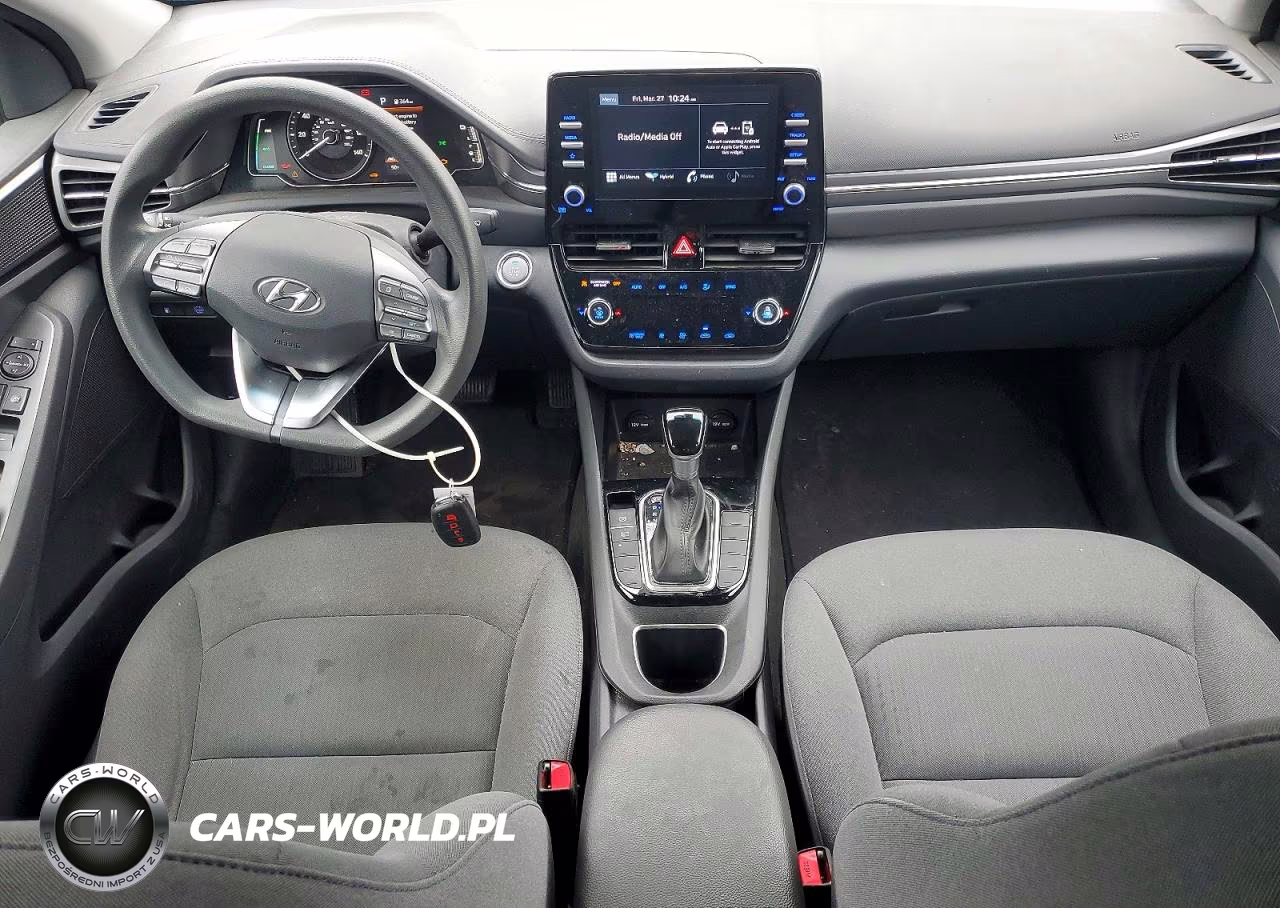 2022 Hyundai Ioniq Hybrid Blue VIN:KMHC65LC8NU284567 - 8