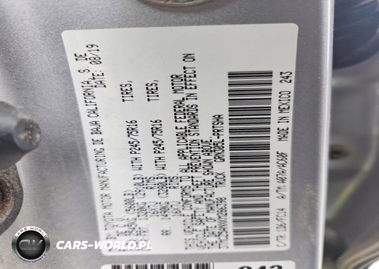 2019 Toyota Tacoma Sr5 V6 VIN:3TMCZ5ANXKM286398 - 12