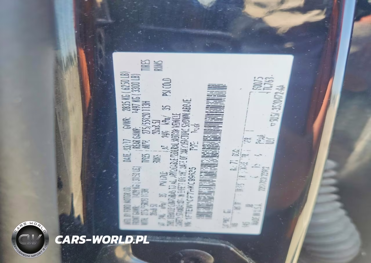 2017 Ford F150 Supercrew VIN:1FTEW1CP7HKC99635 - 12