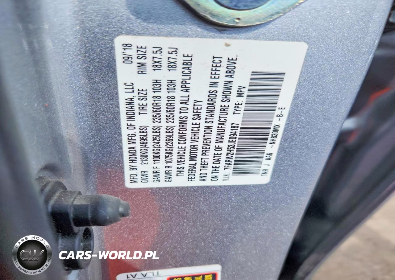 2018 Honda Cr-V Ex VIN:7FARW2H53JE094187 - 13