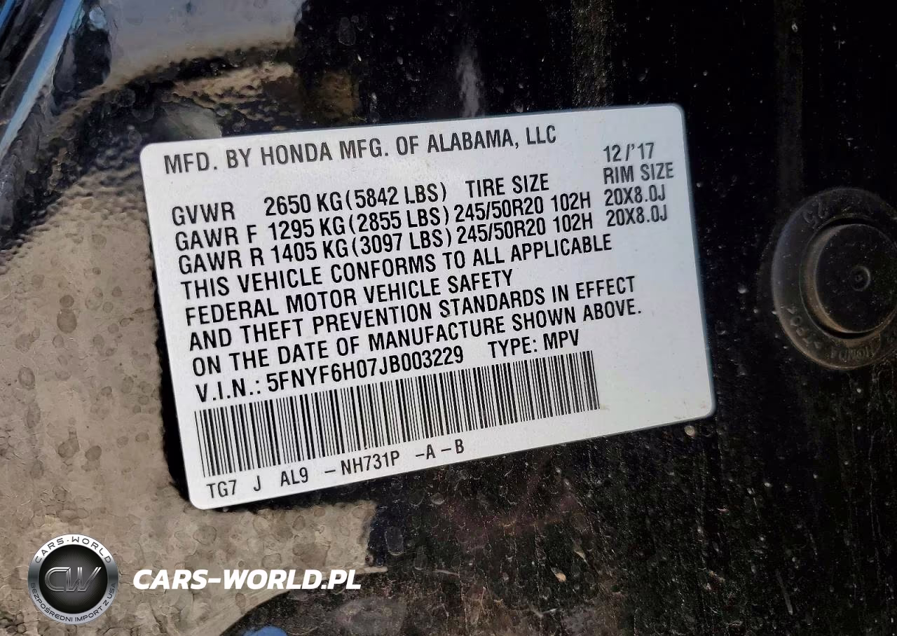 2018 Honda Pilot Elite VIN:5FNYF6H07JB003229 - 13