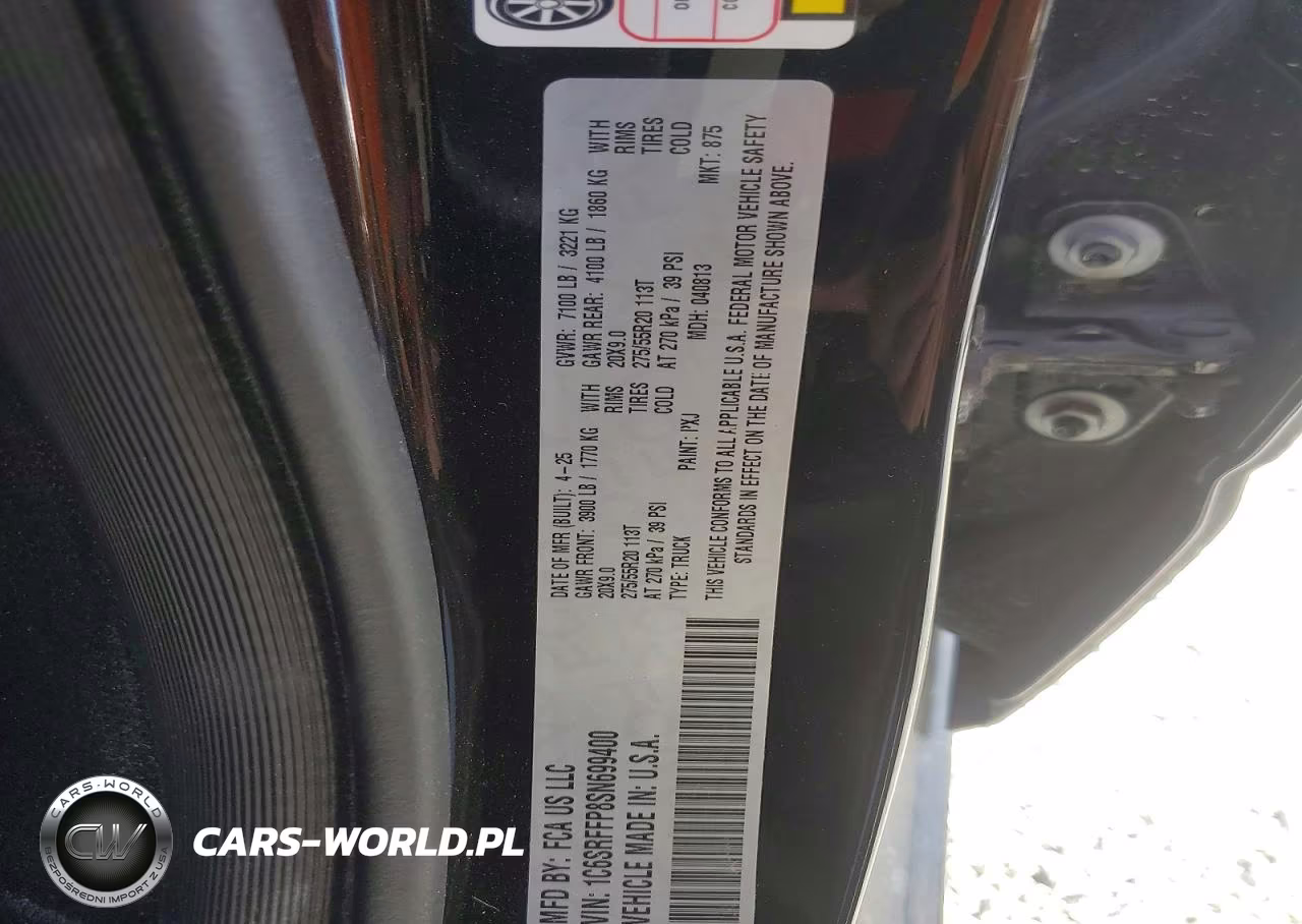 2025 Ram 1500 Big Horn VIN:1C6SRFFP8SN699400 - 12