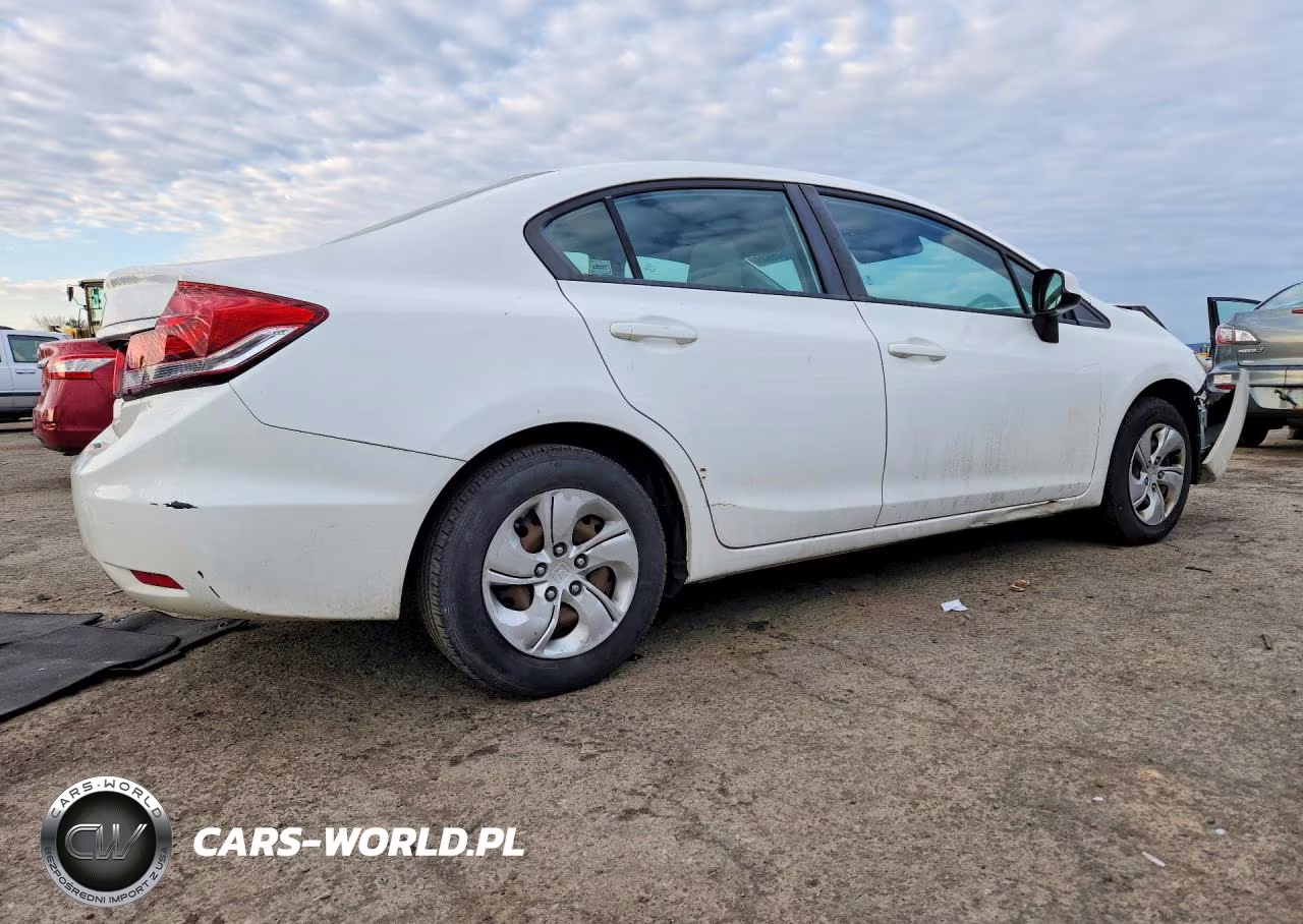 2013 Honda Civic Lx VIN:19XFB2F58DE272814 - 3