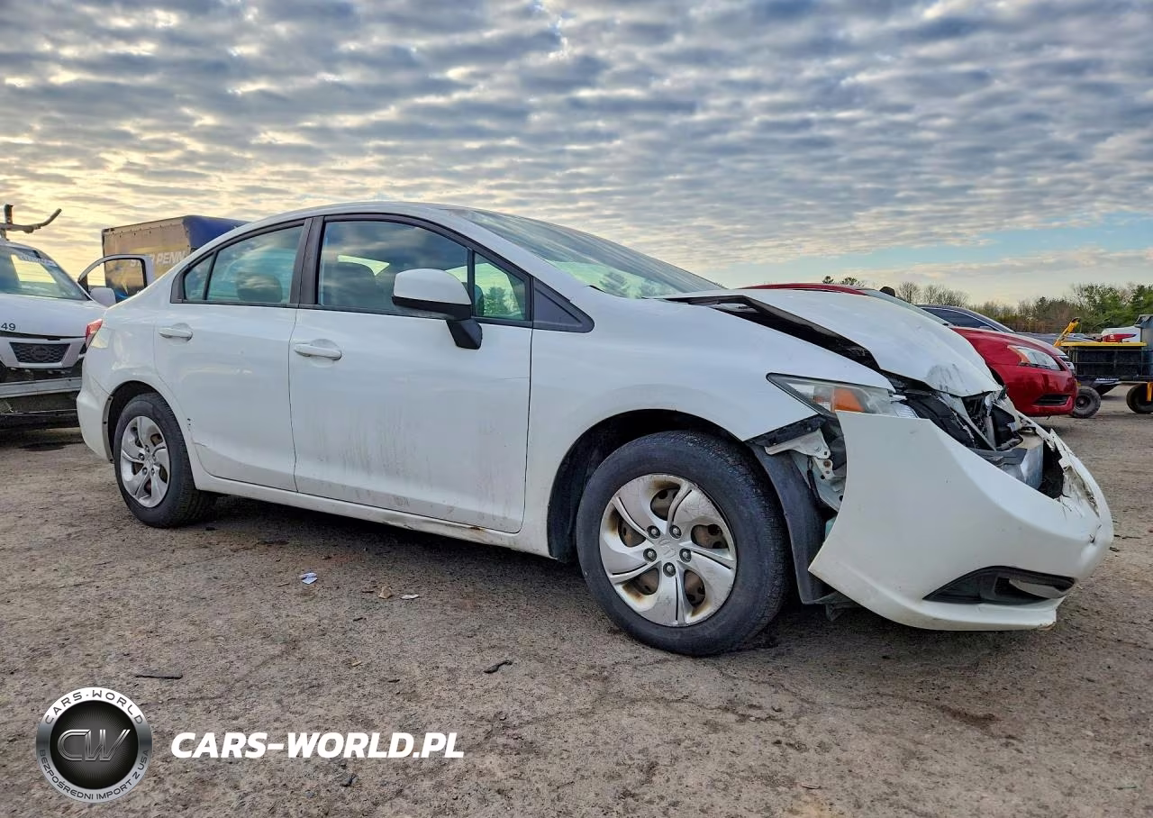 2013 Honda Civic Lx VIN:19XFB2F58DE272814 - 4