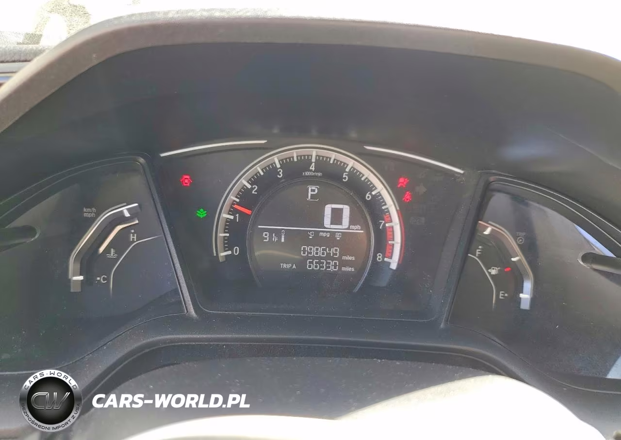 2018 Honda Civic Lx VIN:2HGFC2F52JH593004 - 9