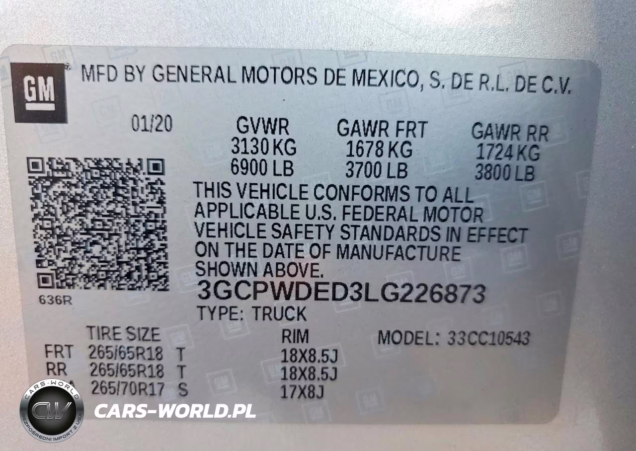 2020 Chevrolet Silverado C1500 Rst VIN:3GCPWDED3LG226873 - 12