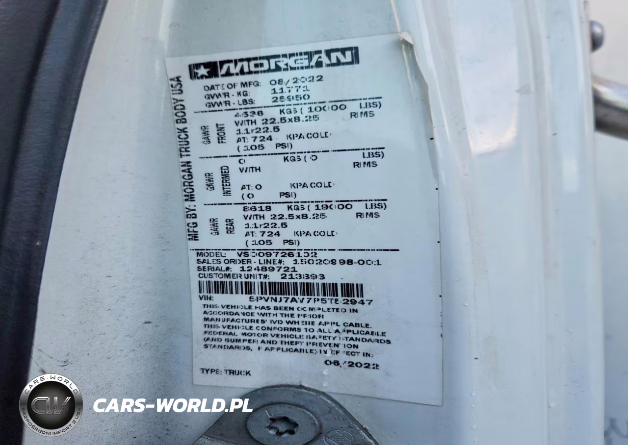 2023 Hino L6 Box Truck VIN:5PVNJ7AV7P5T52947 - 13