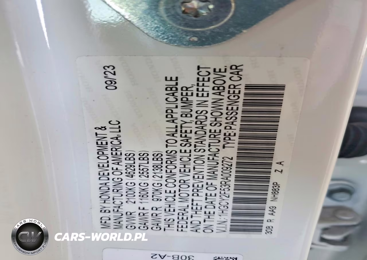 2024 Honda Accord Hybrid Sport VIN:1HGCY2F53RA009272 - 12
