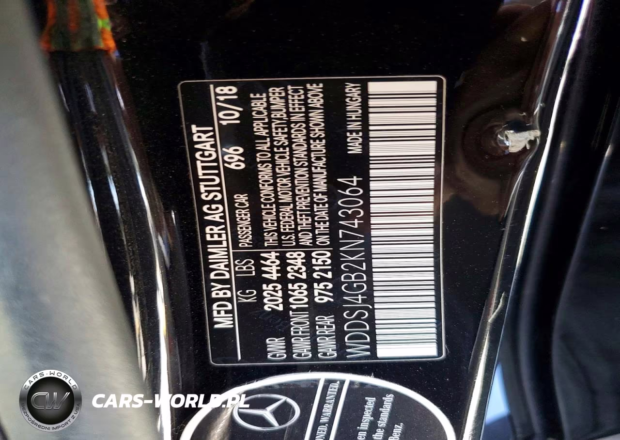 2019 Mercedes-Benz Cla 250 4Matic VIN:WDDSJ4GB2KN743064 - 12