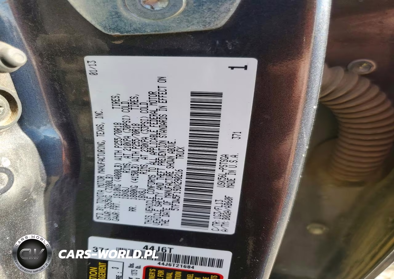 2013 Toyota Tundra Grade VIN:5TFDW5F19DX290216 - 13