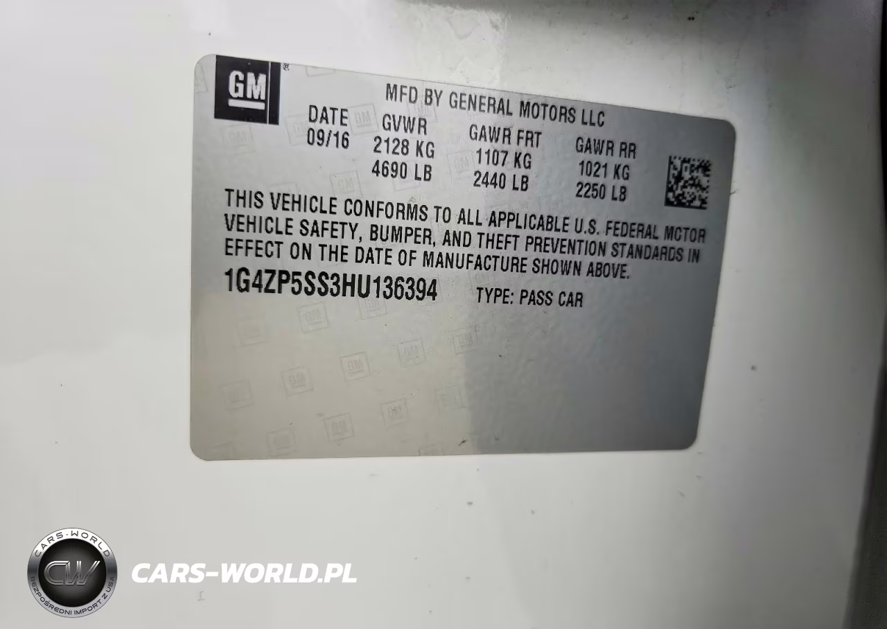 2017 Buick Lacrosse Essence VIN:1G4ZP5SS3HU136394 - 12