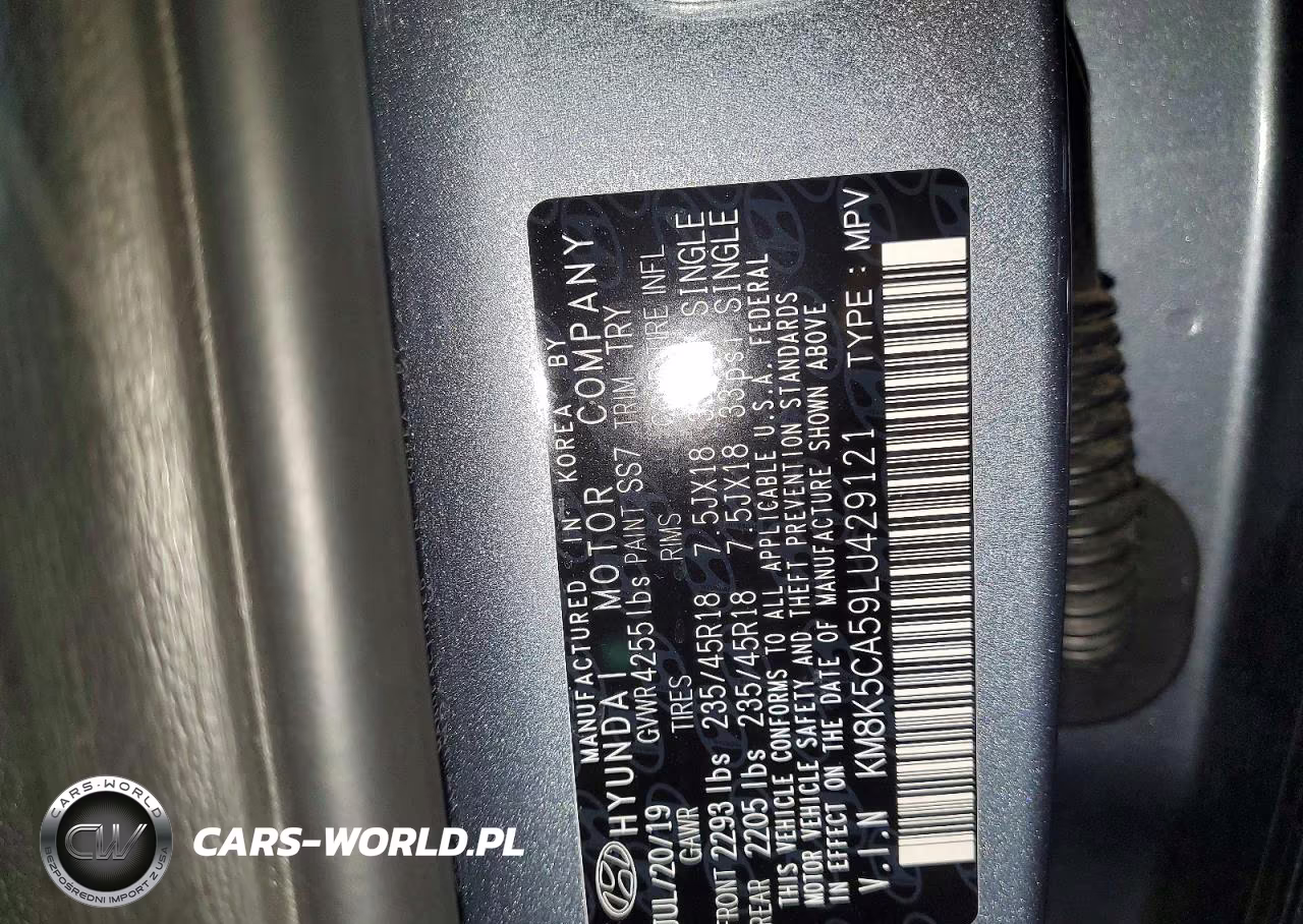2020 Hyundai Kona Ultimate VIN:KM8K5CA59LU429121 - 14