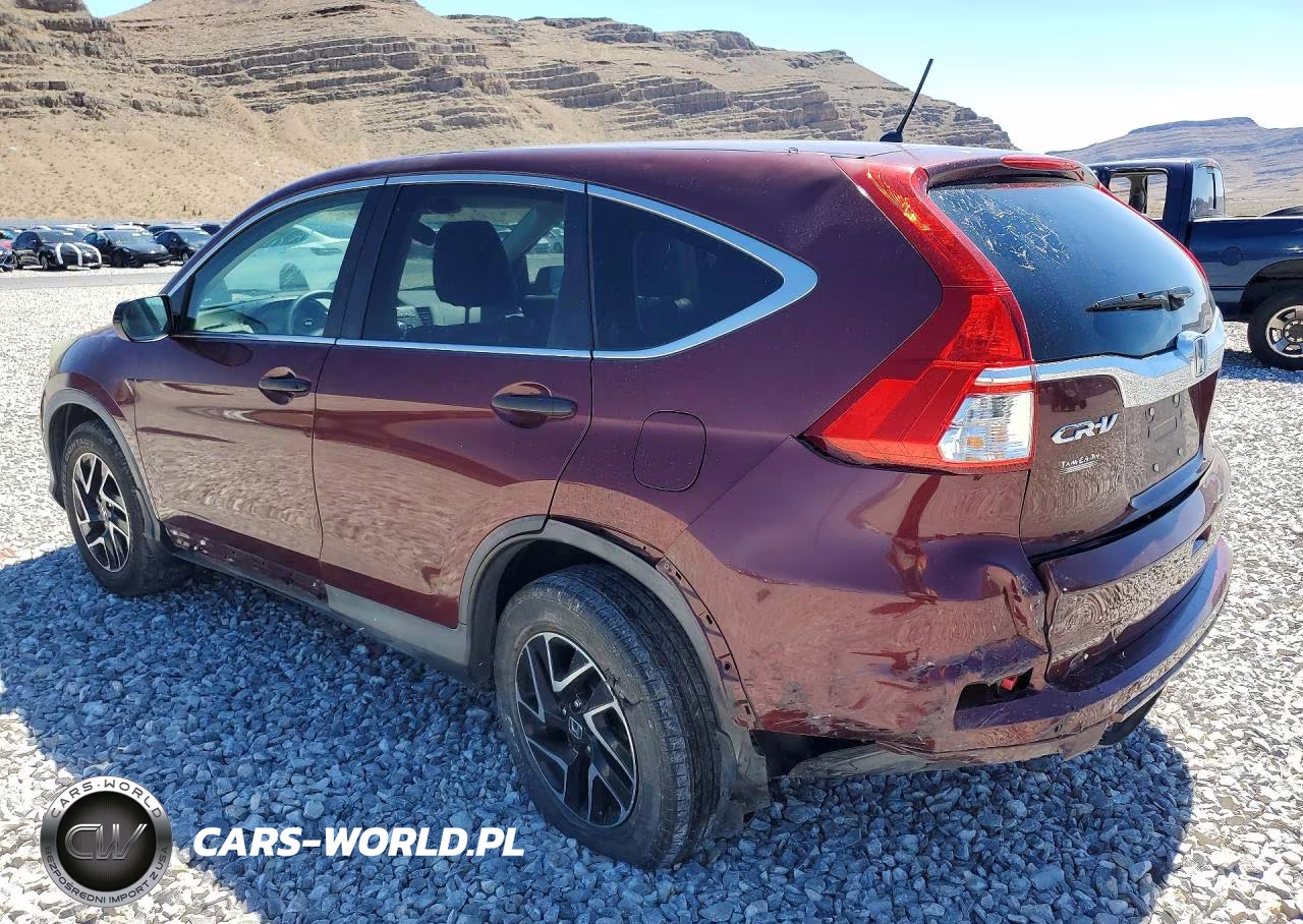2016 Honda Cr-V Se VIN:2HKRM3H49GH545177 - 2