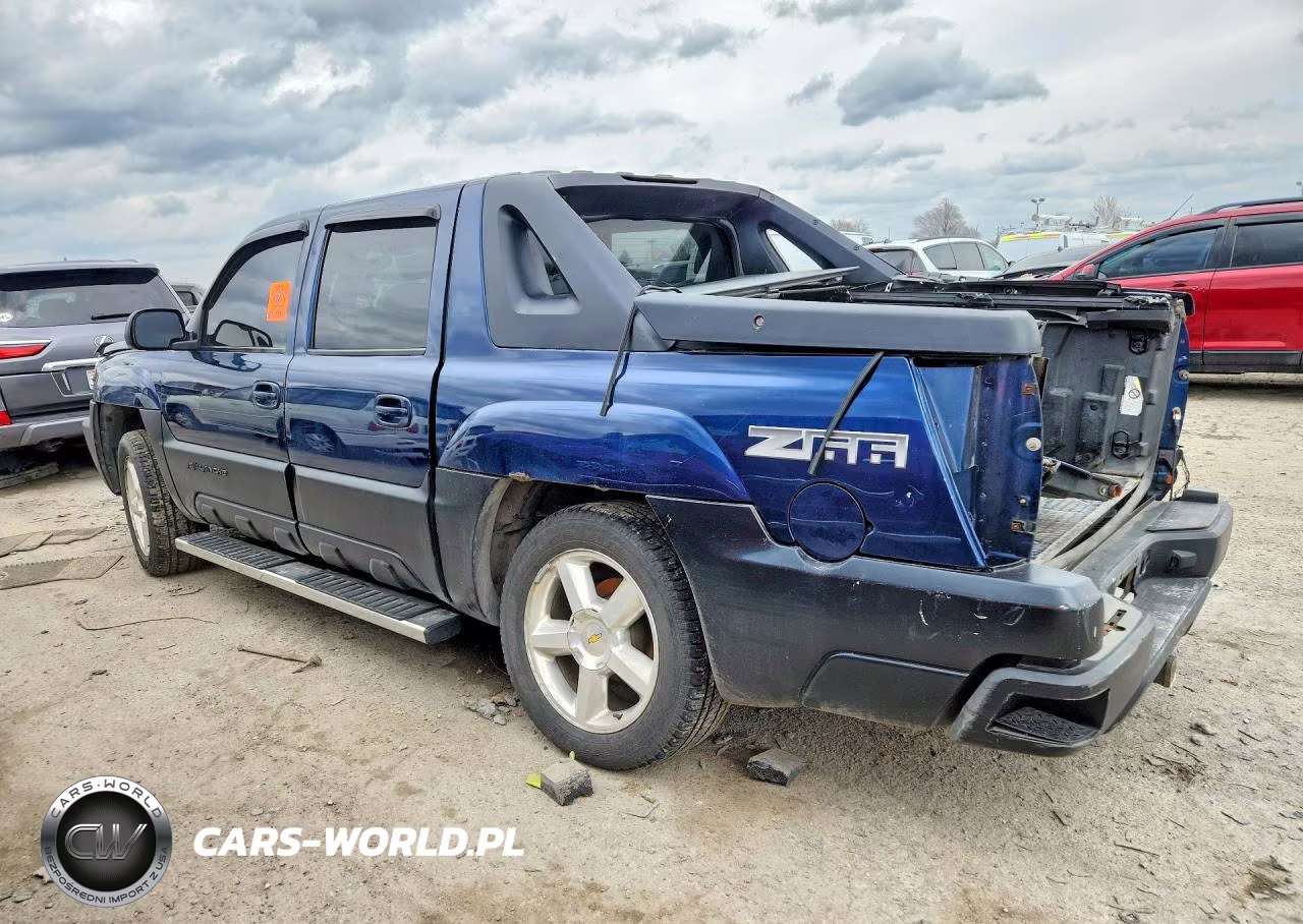 2002 Chevrolet Avalance VIN:3GNEC13T22G187952 - 2
