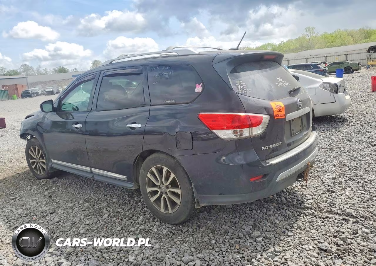 2015 Nissan Pathfinder Sl VIN:5N1AR2MN1FC708711 - 2