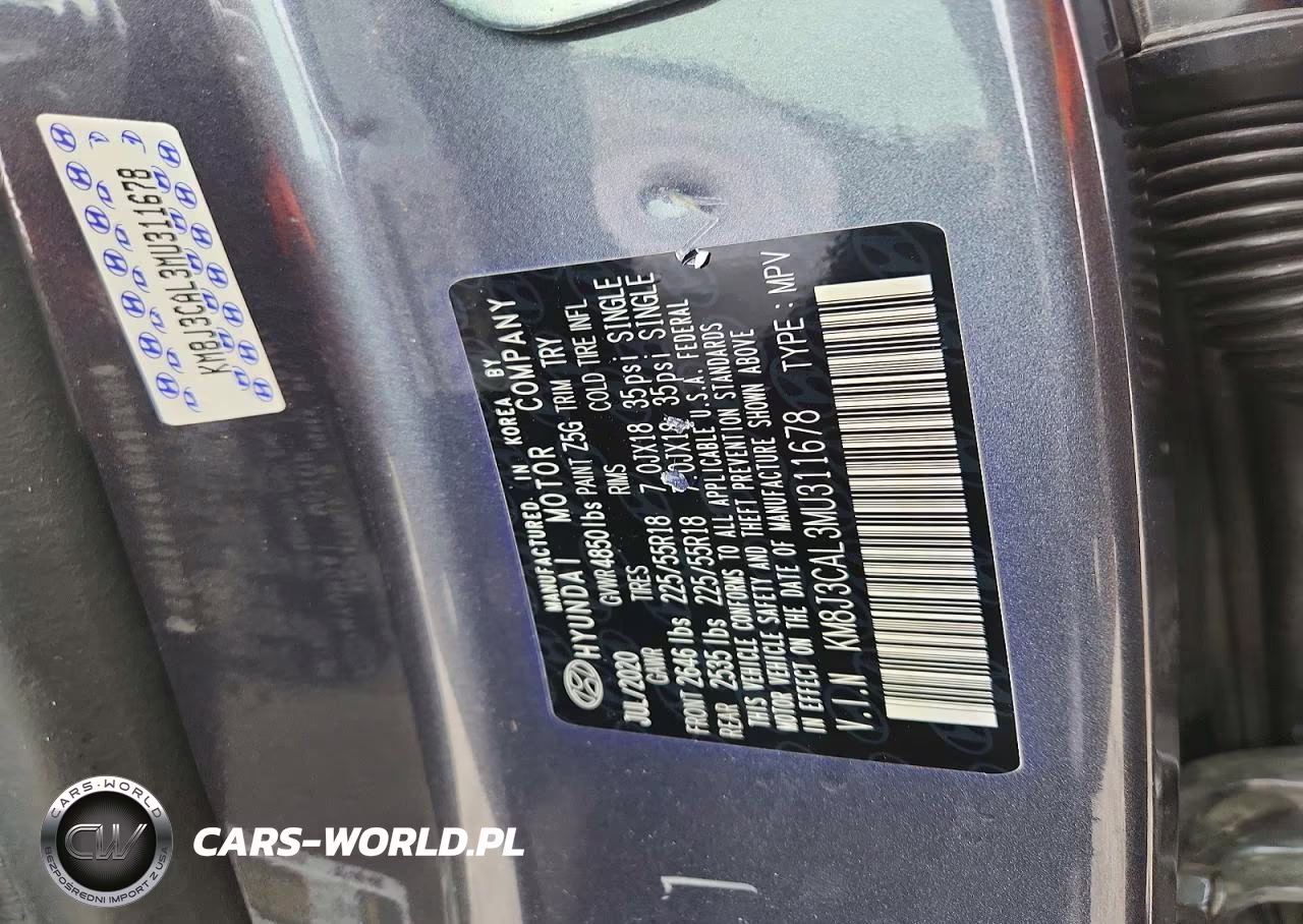 2021 Hyundai Tucson Ultimate VIN:KM8J3CAL3MU311678 - 12