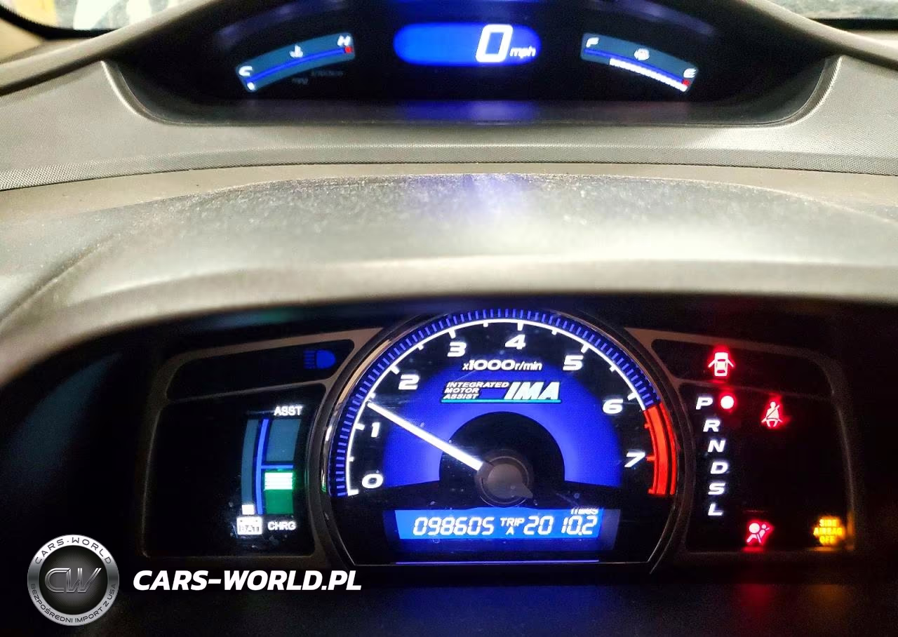 2008 Honda Civic Hybrid VIN:JHMFA36228S010478 - 9