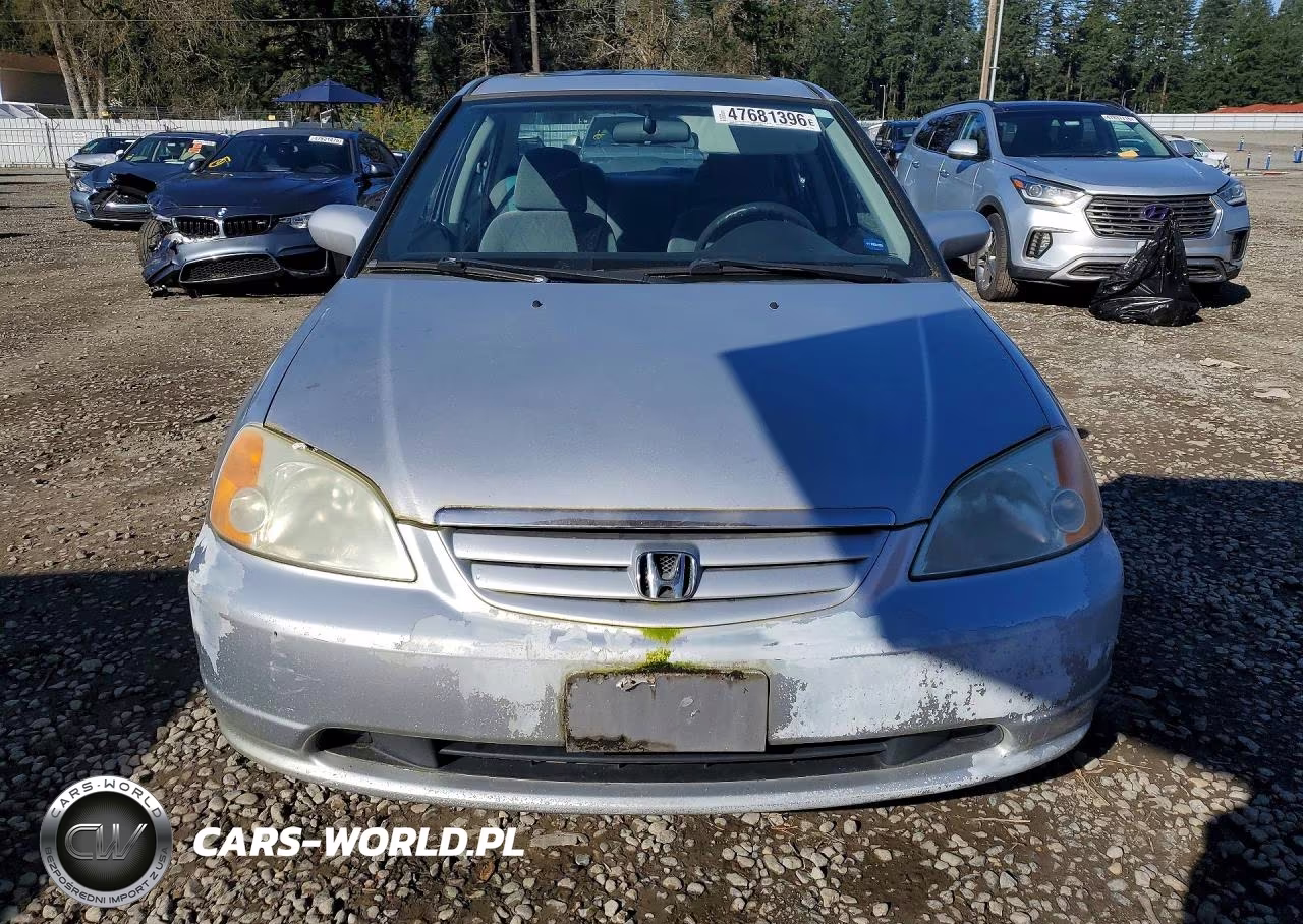 2002 Honda Civic VIN:1HGES267X2L053517 - 5