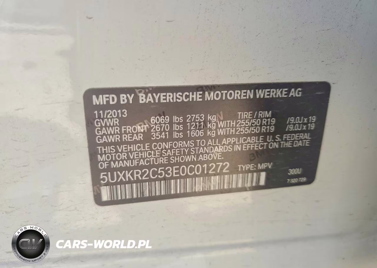 2014 BMW X5 Sdrive35I VIN:5UXKR2C53E0C01272 - 13