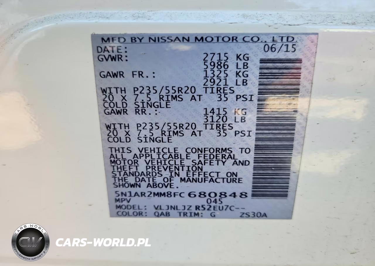 2015 Nissan Pathfinder S VIN:5N1AR2MM8FC680848 - 13