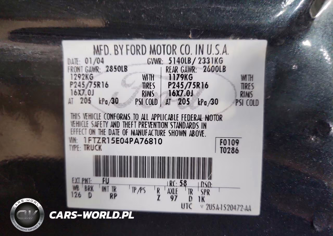 2004 Ford Ranger Super Cab VIN:1FTZR15E04PA76810 - 12