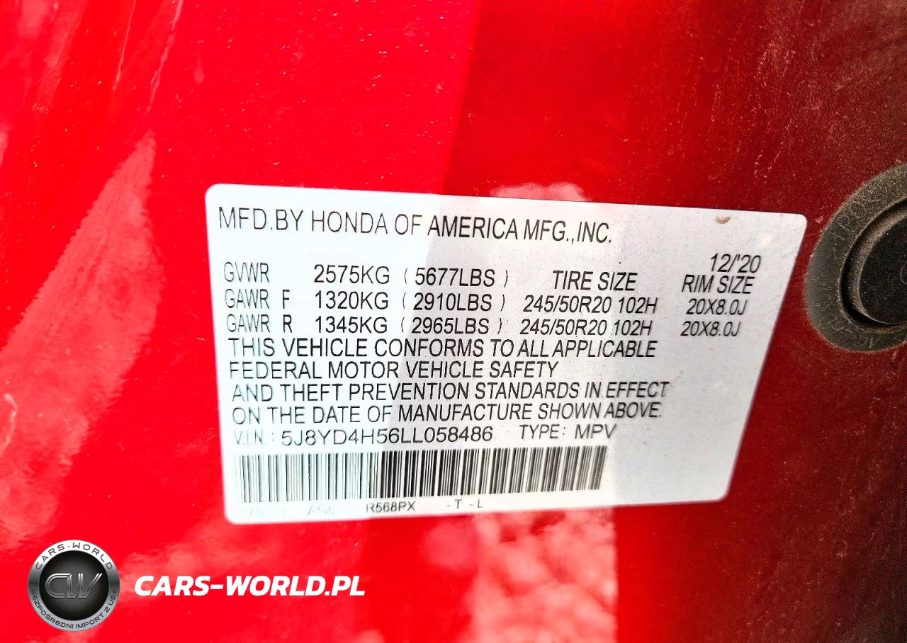 2020 Acura Mdx Technology VIN:5J8YD4H56LL058486 - 13