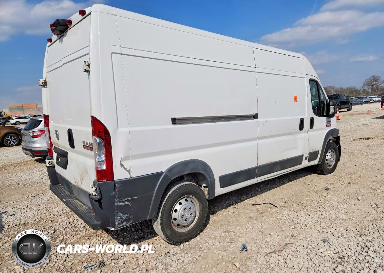 2018 Ram Promaster 3500 Delivery Van VIN:3C6URVHG9JE120465 - 3