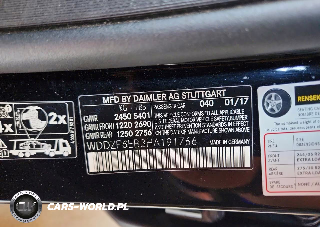 2017 Mercedes-Benz E 43 4Matic Amg VIN:WDDZF6EB3HA191766 - 12