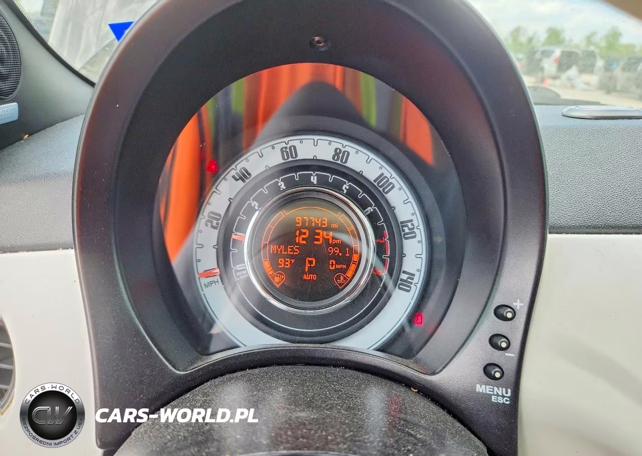 2012 Fiat 500 Lounge VIN:3C3CFFCR1CT229100 - 9