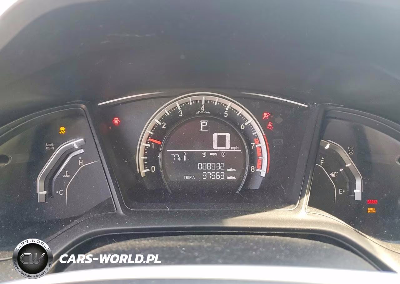 2016 Honda Civic Lx VIN:19XFC2F56GE095598 - 9