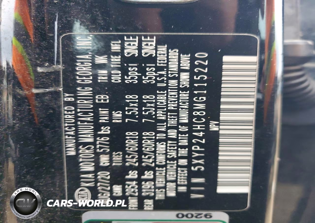 2021 Kia Telluride Lx VIN:5XYP24HC8MG115220 - 14