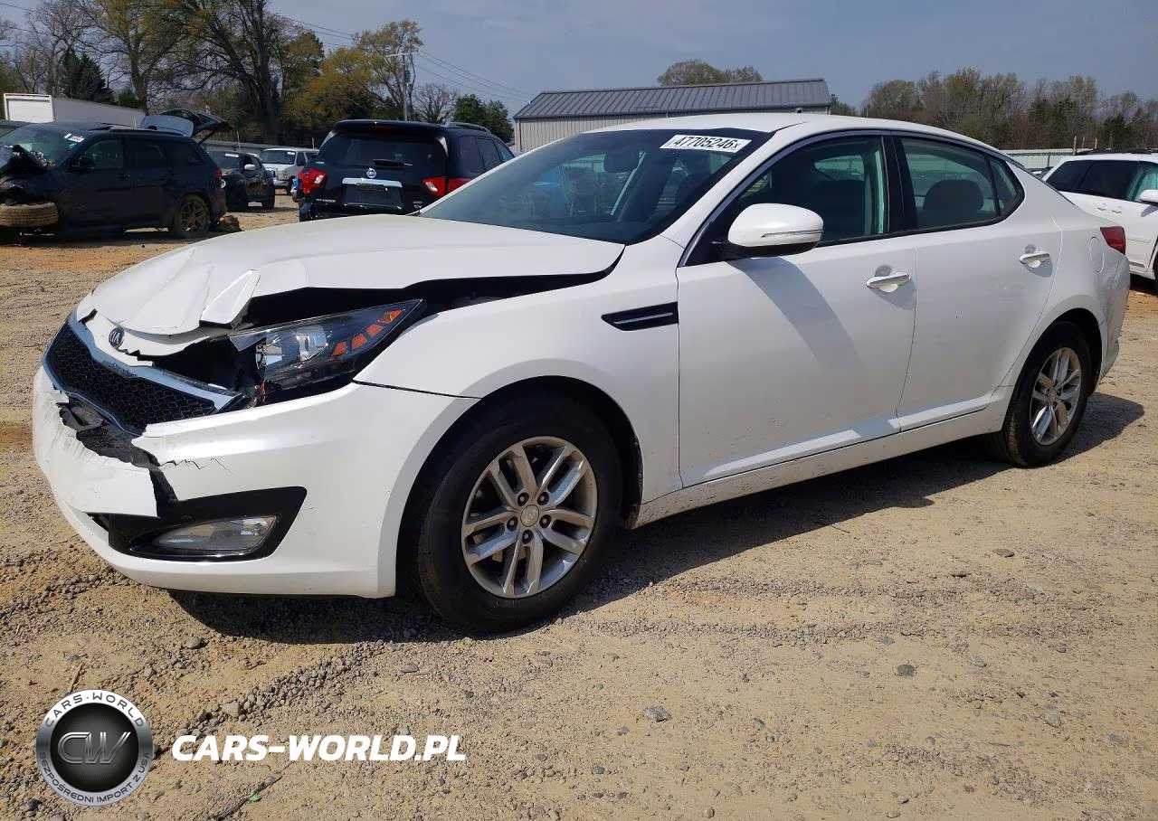 2013 Kia Optima Lx VIN:5XXGM4A77DG176277 - 1