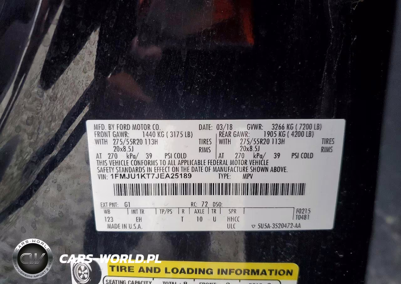 2018 Ford Expedition Limited VIN:1FMJU1KT7JEA25189 - 14