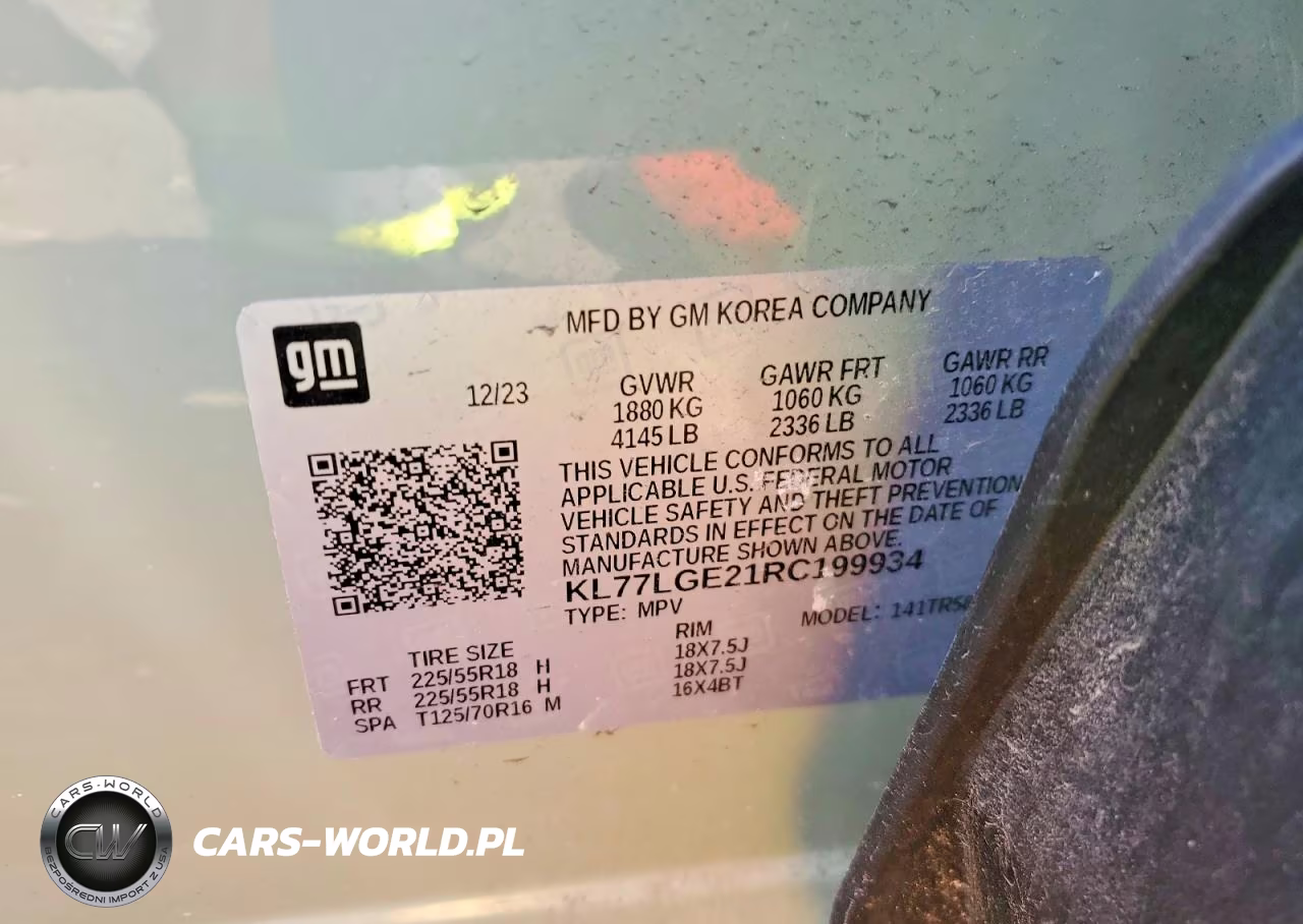2024 Chevrolet Trax 1Rs VIN:KL77LGE21RC199934 - 13