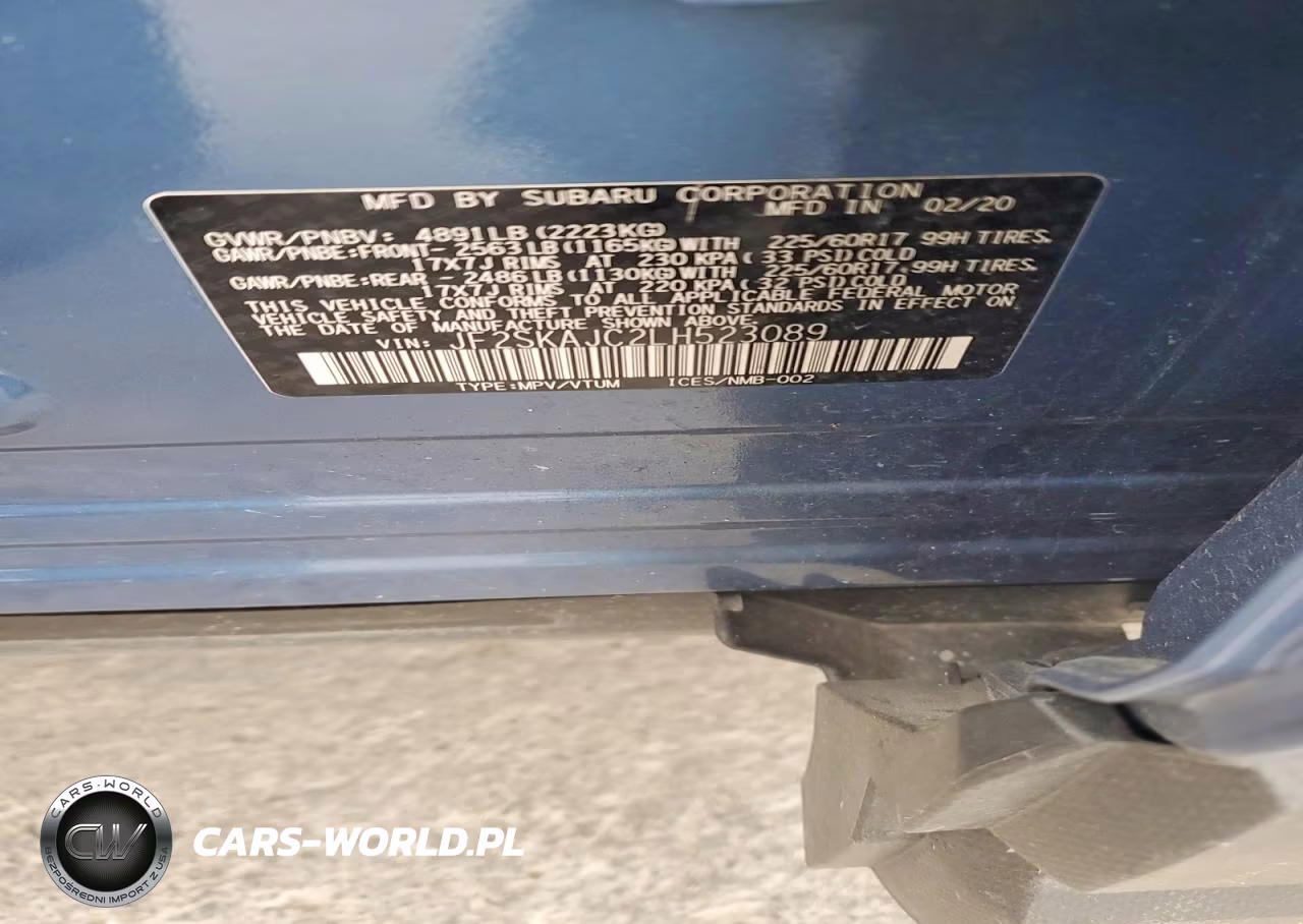 2020 Subaru Forester Premium VIN:JF2SKAJC2LH523089 - 13