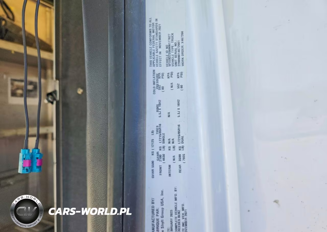 2021 Mercedes-Benz Sprinter 4500 VIN:W1X9D2356MN177627 - 14