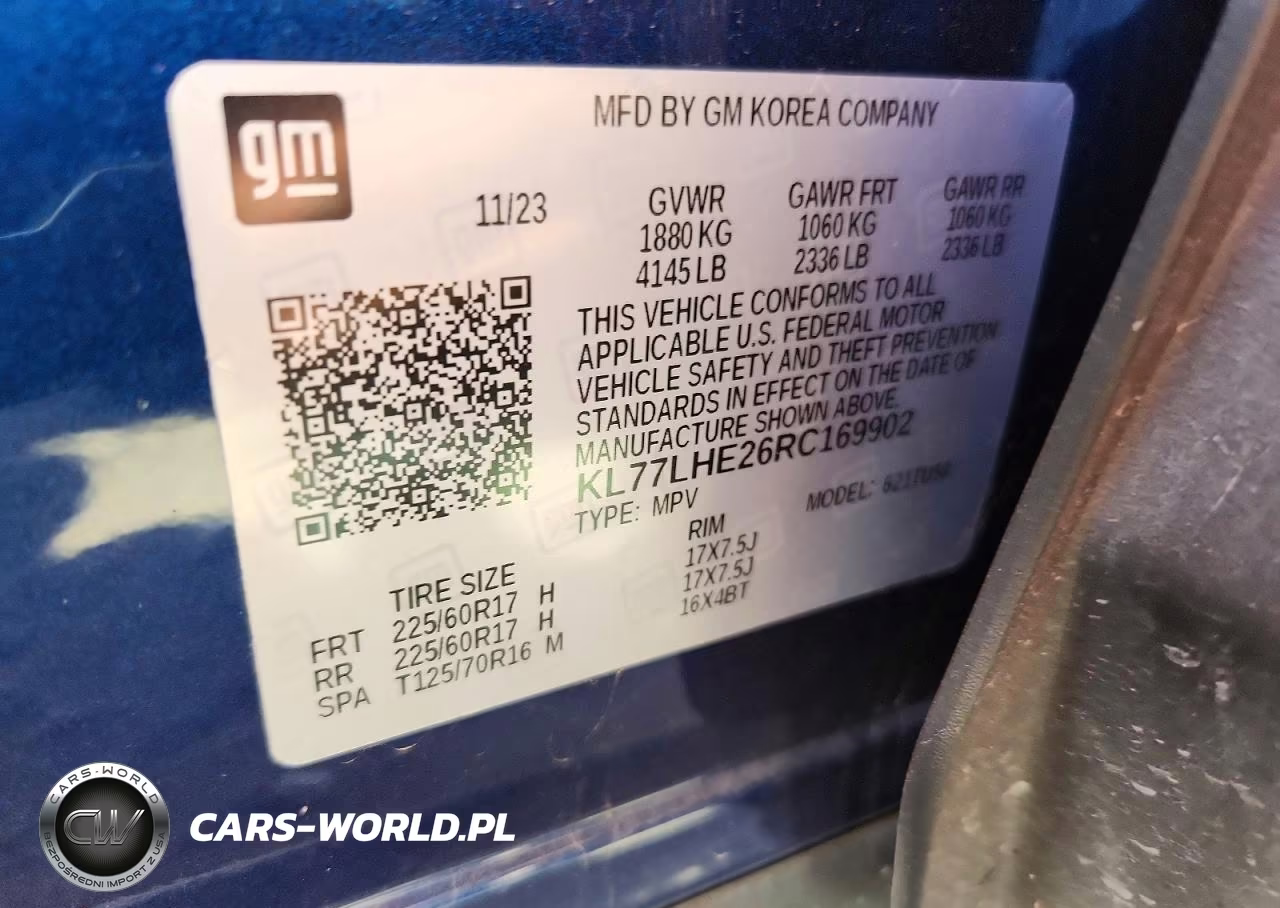 2024 Chevrolet Trax 1Lt VIN:KL77LHE26RC169902 - 12