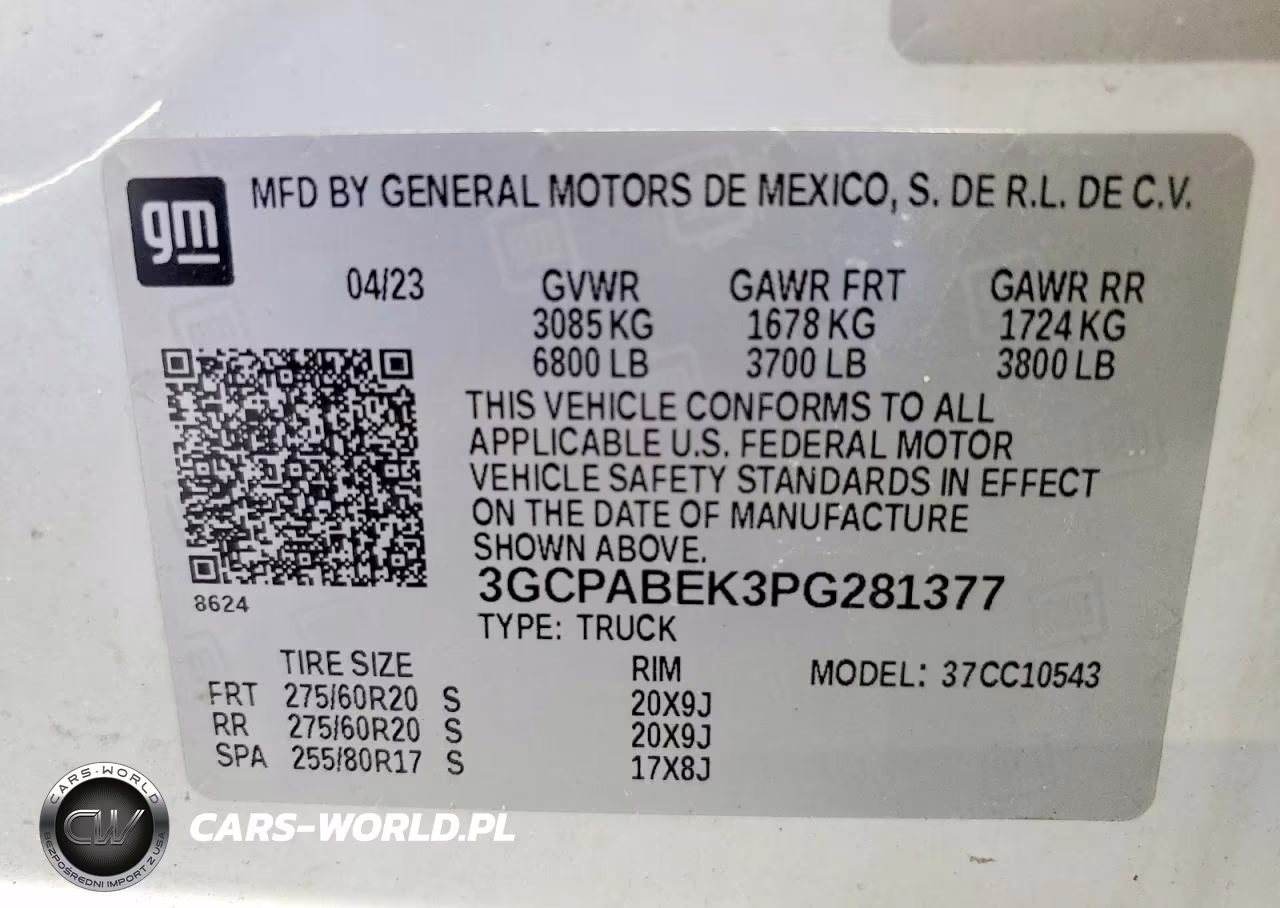 2023 Chevrolet Silverado C1500 Custom VIN:3GCPABEK3PG281377 - 13