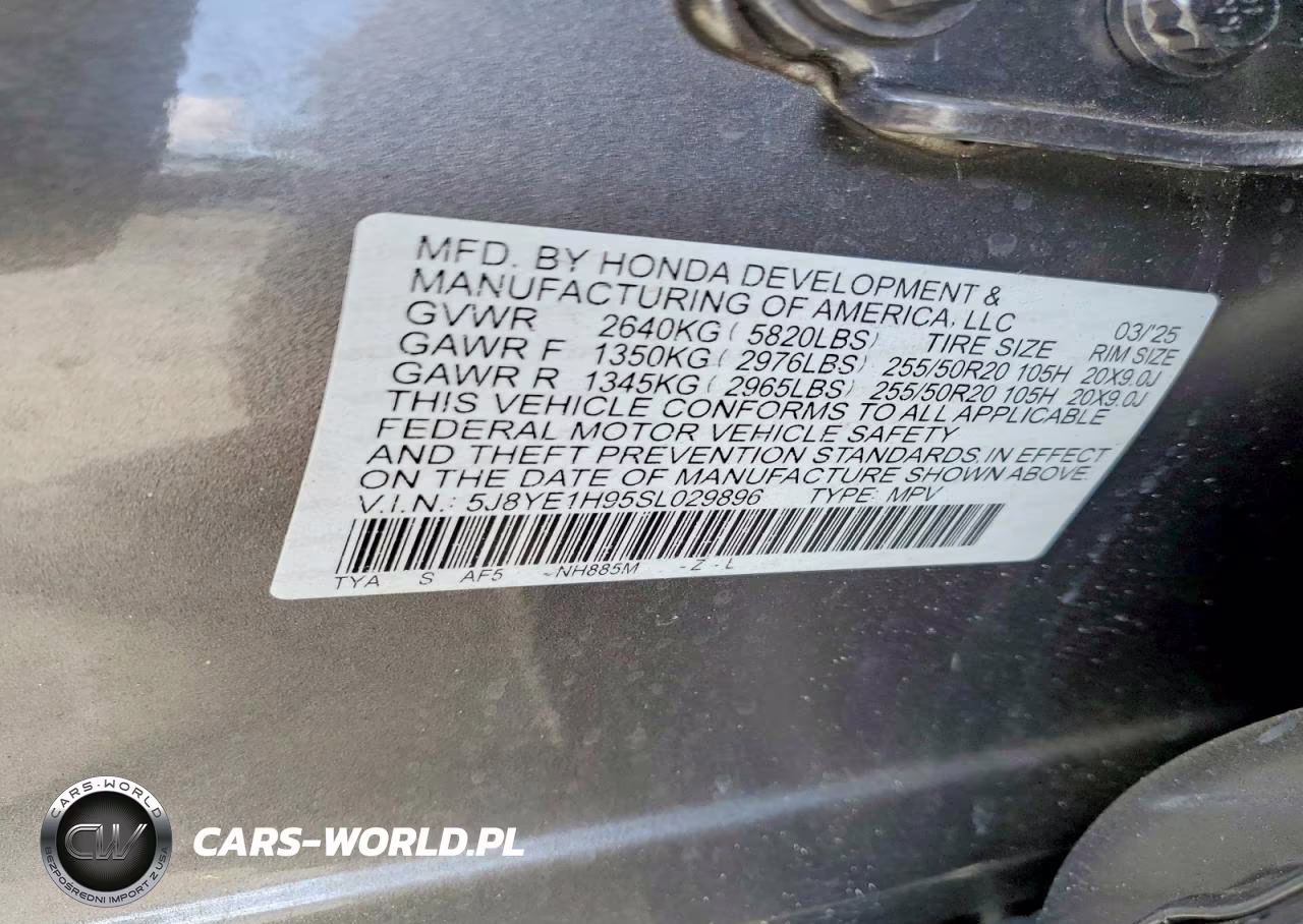2025 Acura Mdx VIN:5J8YE1H95SL029896 - 14