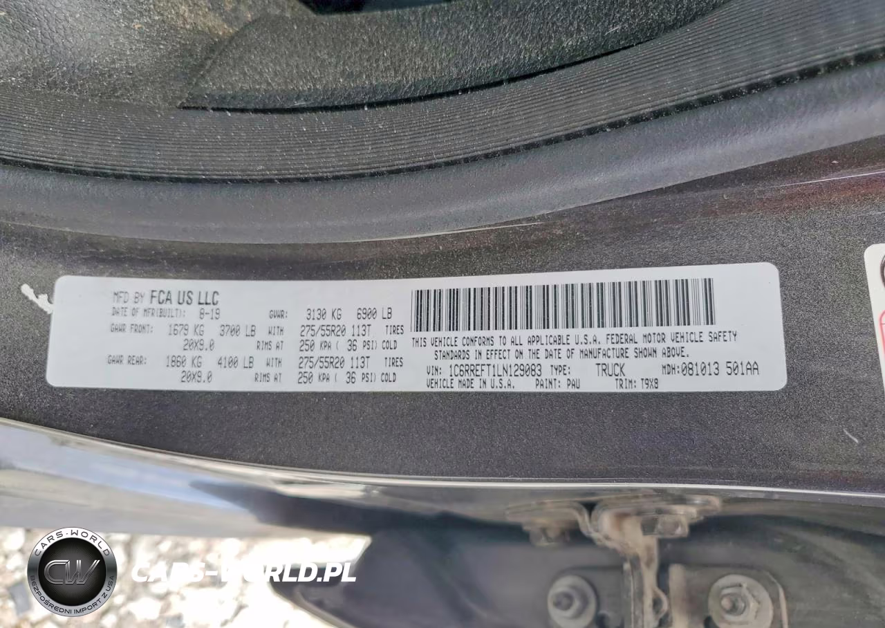 2020 Ram 1500 Big Horn VIN:1C6RREFT1LN129083 - 12