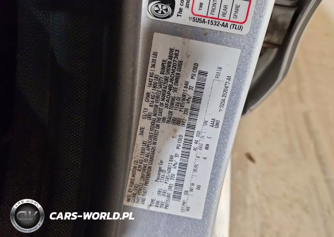 2013 Ford Fiesta Se VIN:3FADP4BJ8DM207383 - 12