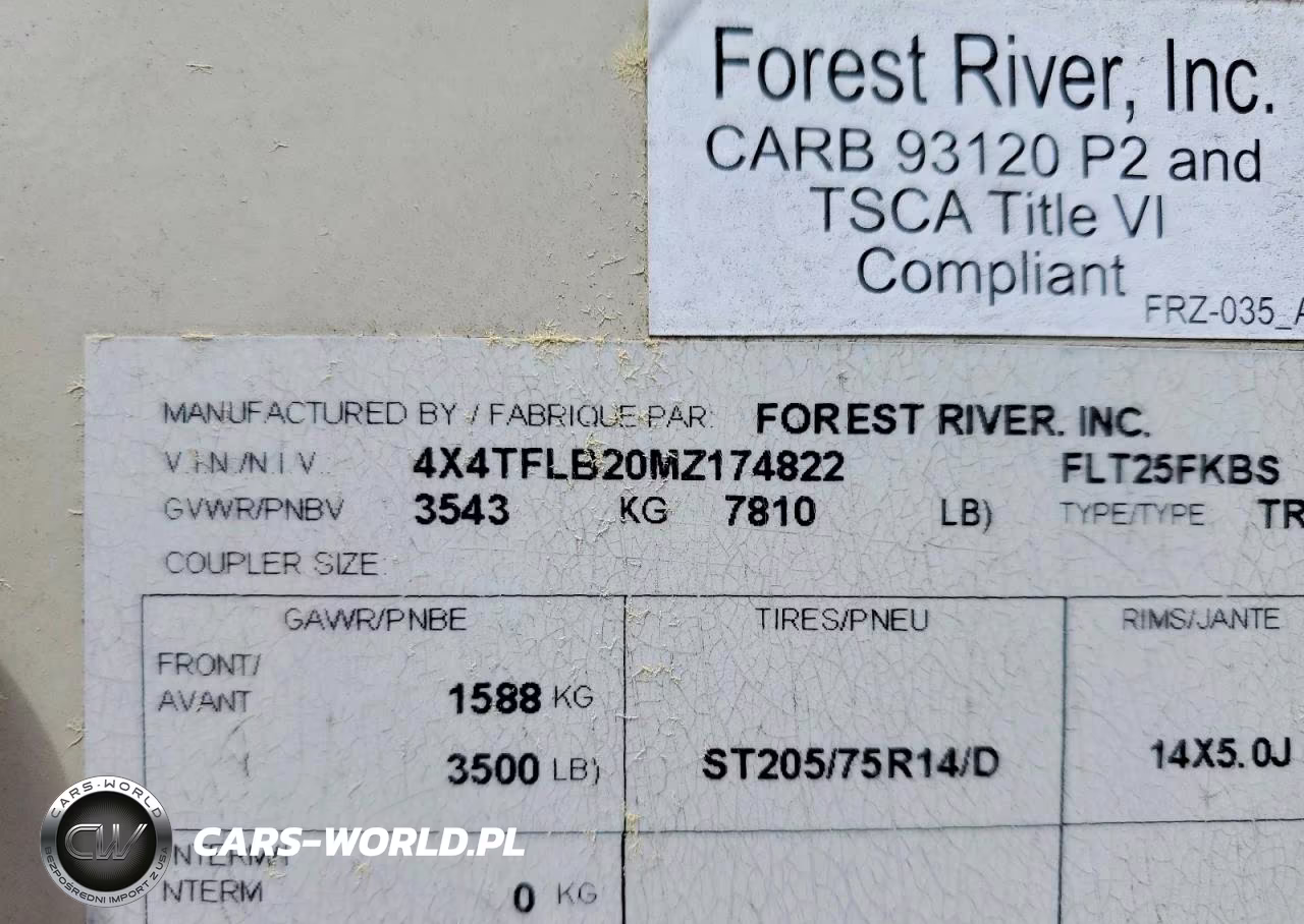 2021 Forest River Flagstaff Camper VIN:4X4TFLB20MZ174822 - 10