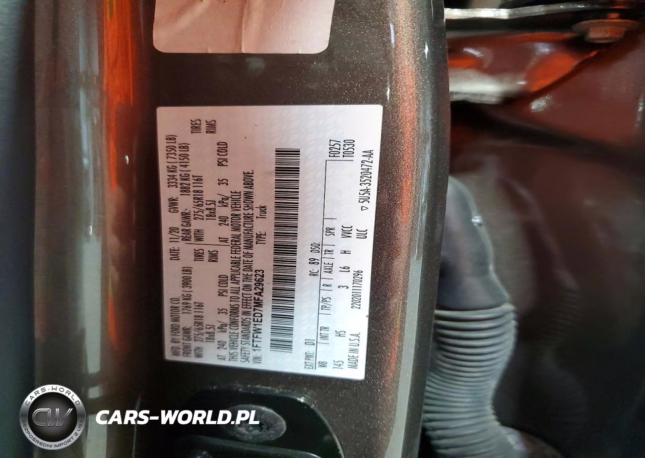 2021 Ford F150 Supercrew VIN:1FTFW1ED7MFA29623 - 12